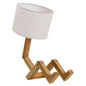 Cute Desk Lamp with Wood Base
