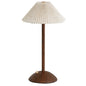 Portable LED small Desk Lamp Wood Base