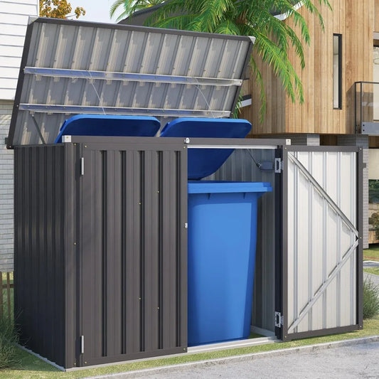 46 Cu.Ft Outdoor Trash Can Storage Bike Storage Shed