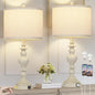 27in Farmhouse Vintage Lamps Set of 2