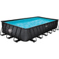 24' x 12' x 52" Oasis Designer Rectangular Frame Outdoor above Ground Swimming Pool