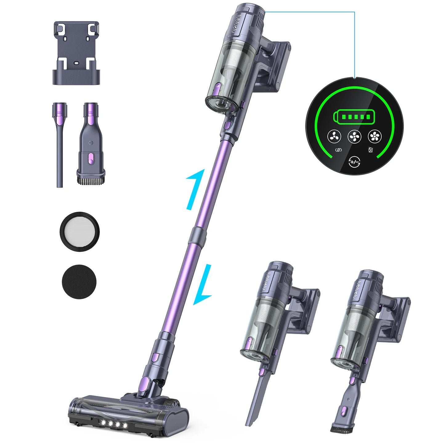 Cordless Anti-Tangling Brushless Lightweight Vacuum cleaner