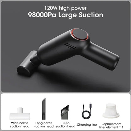 98000PA Wireless Car Vacuum Cleaner Air Blower