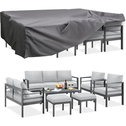 seven pieces Modern Outdoor Patio Furniture