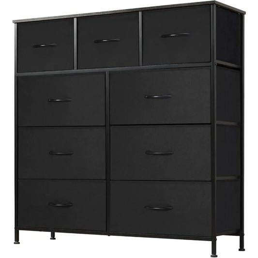 Dresser for Bedroom with 9 Drawers Closet Organizer.