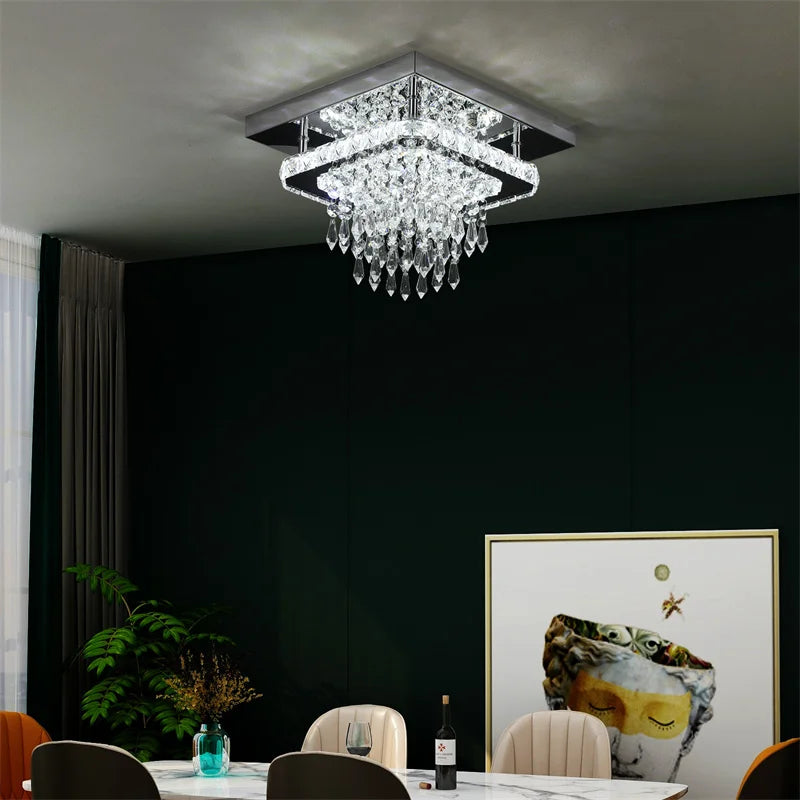 LED Crystal Chandelier For Dining Room