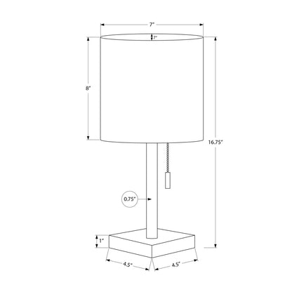 Contemporary Lighting, Set Of 2, 17"h