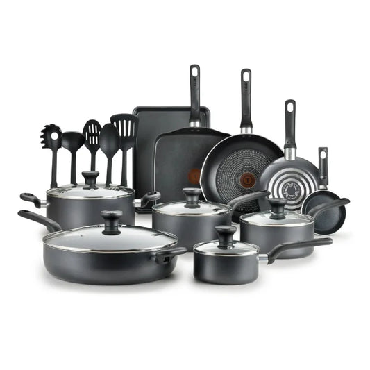 Easy Care, 20 Piece Non-Stick Pots and Pans