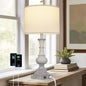 27in Farmhouse Vintage Lamps Set of 2