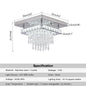 LED Crystal Chandelier For Dining Room