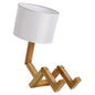 Cute Desk Lamp with Wood Base