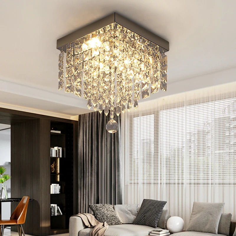 LED Crystal Chandelier For Dining Room