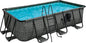 24' x 12' x 52" Oasis Designer Rectangular Frame Outdoor above Ground Swimming Pool
