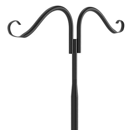 2 Pack Outdoor String Light Poles Multi-purpose hangers
