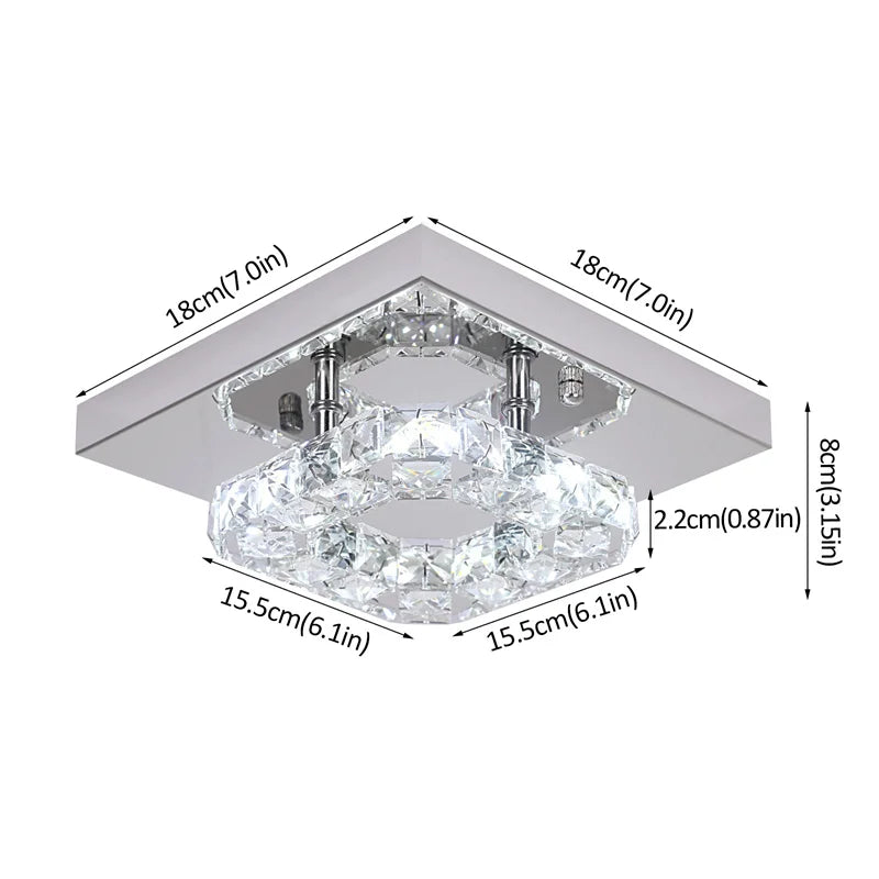 LED Crystal Chandelier For Dining Room